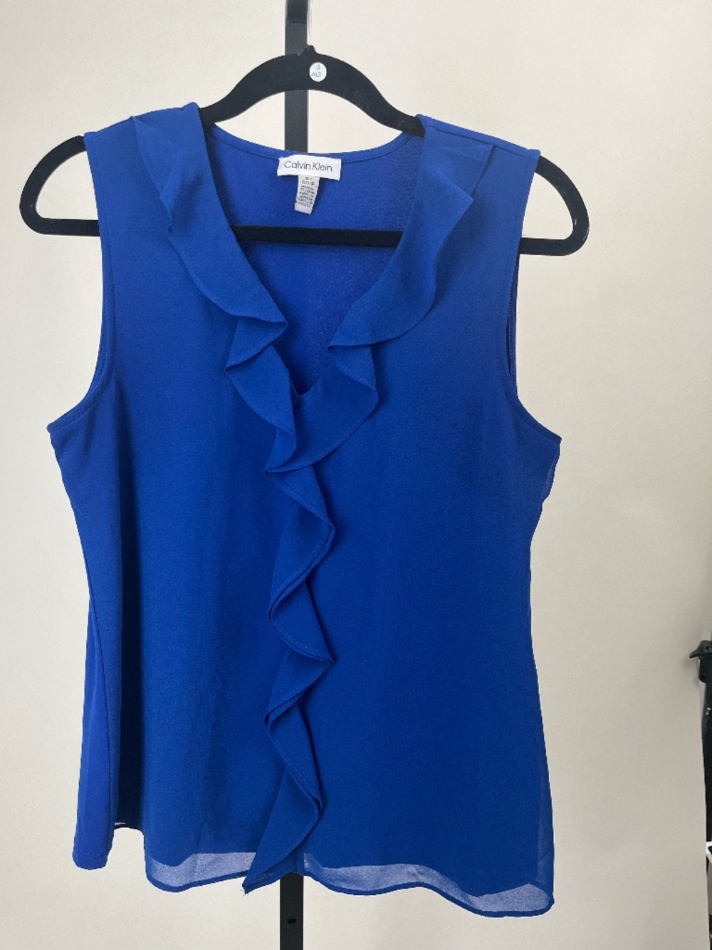 Calvin Klein Blouse - Cobalt Blue - Size Small